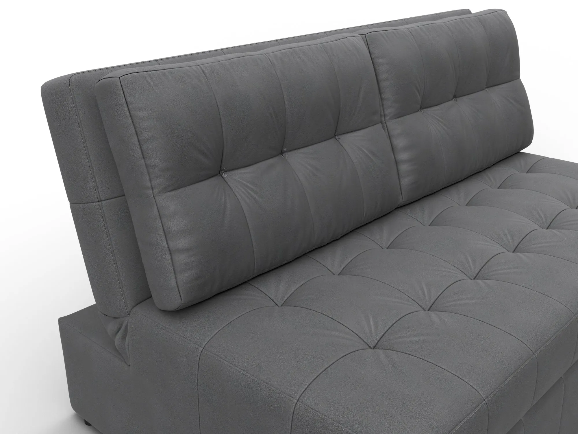 Диван прямой Лига-107 (140) ( JOLY 13 серый )