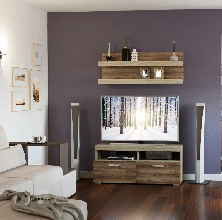 Гостиная Соната Композиция 5 Дуб Сонома - Дуб Сакраменто