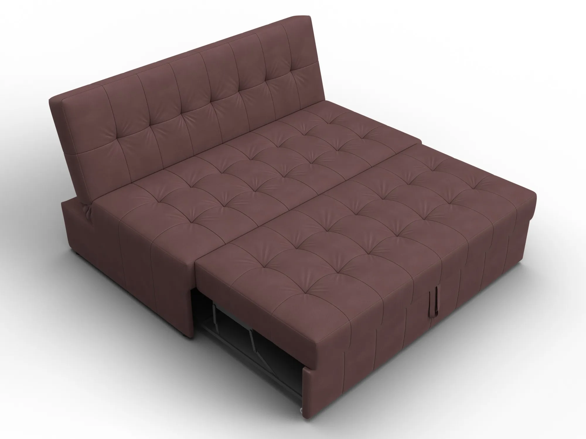 Диван прямой Лига-107 (140) ( JOLY 09 бордовый )
