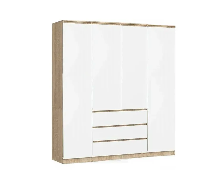 Шкаф Челси 1600 (сонома/белый)