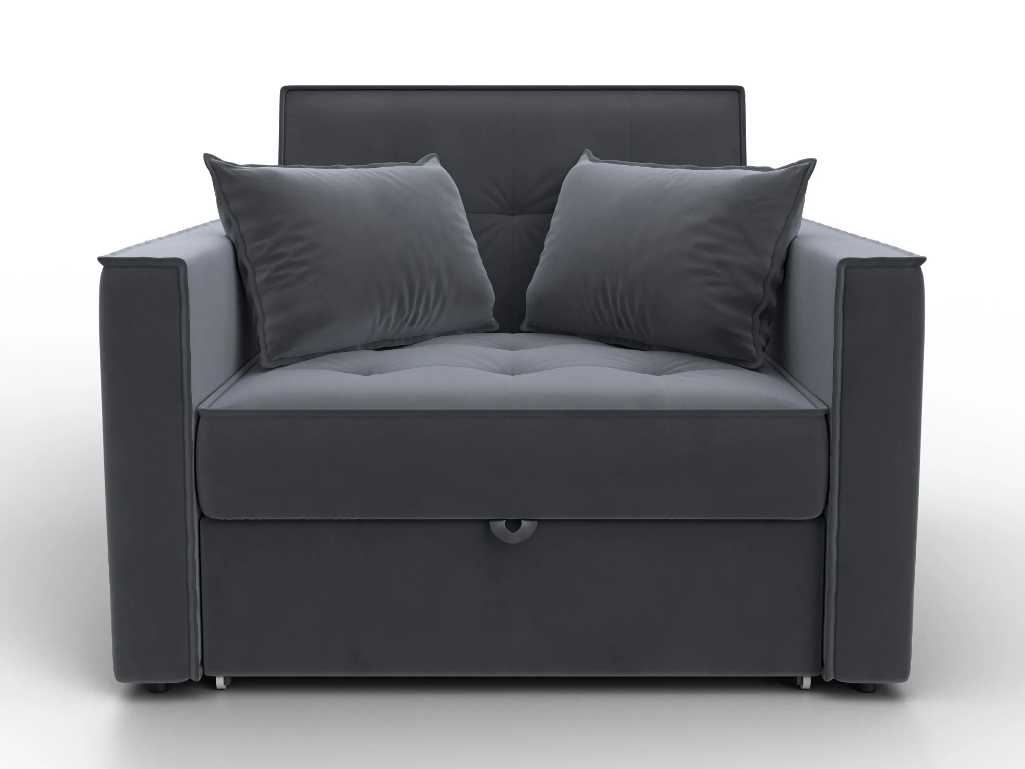 Кресло-кровать Лига-104 (80) ( SEVEN 17 серый )