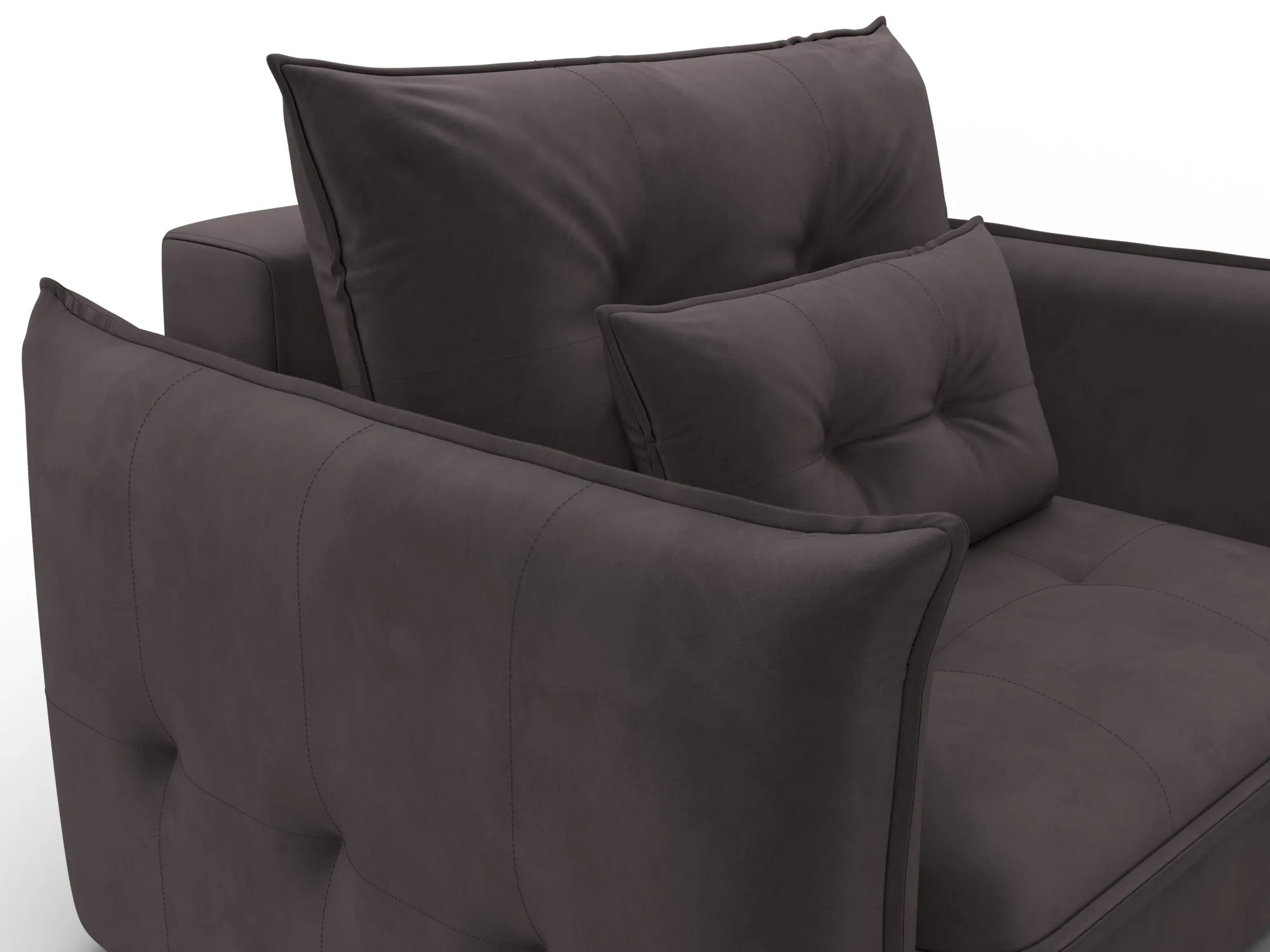 Кресло Лига-100 НПБ ( SEVEN 727 коричневый )