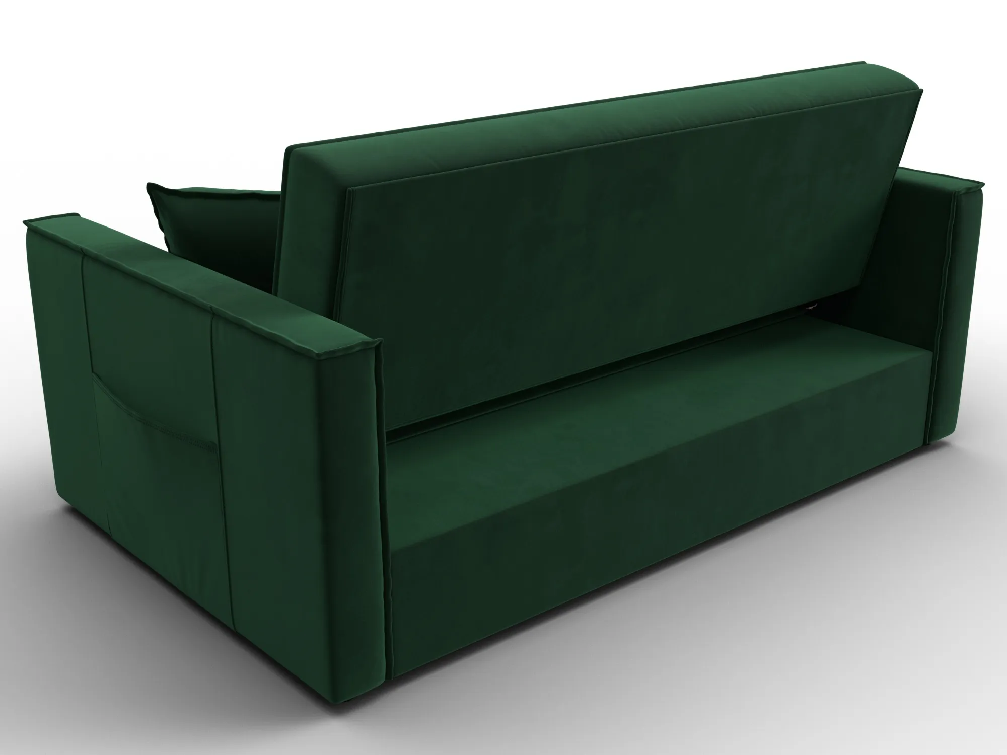 Диван прямой Лига-104 (140) ( SEVEN 626 зеленый )