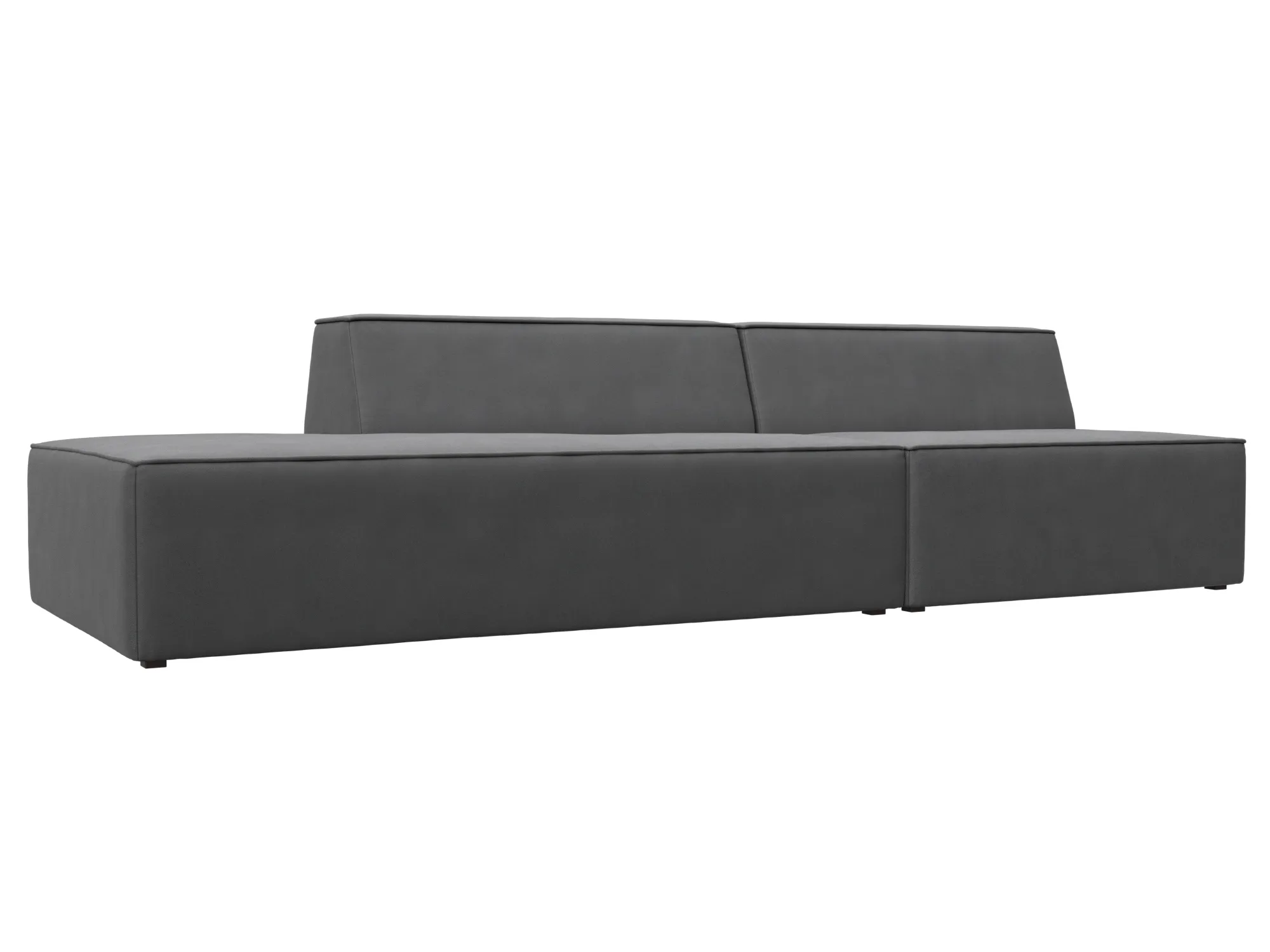 Диван прямой модульный Монс Модерн левый ( JOLY 13 серый )