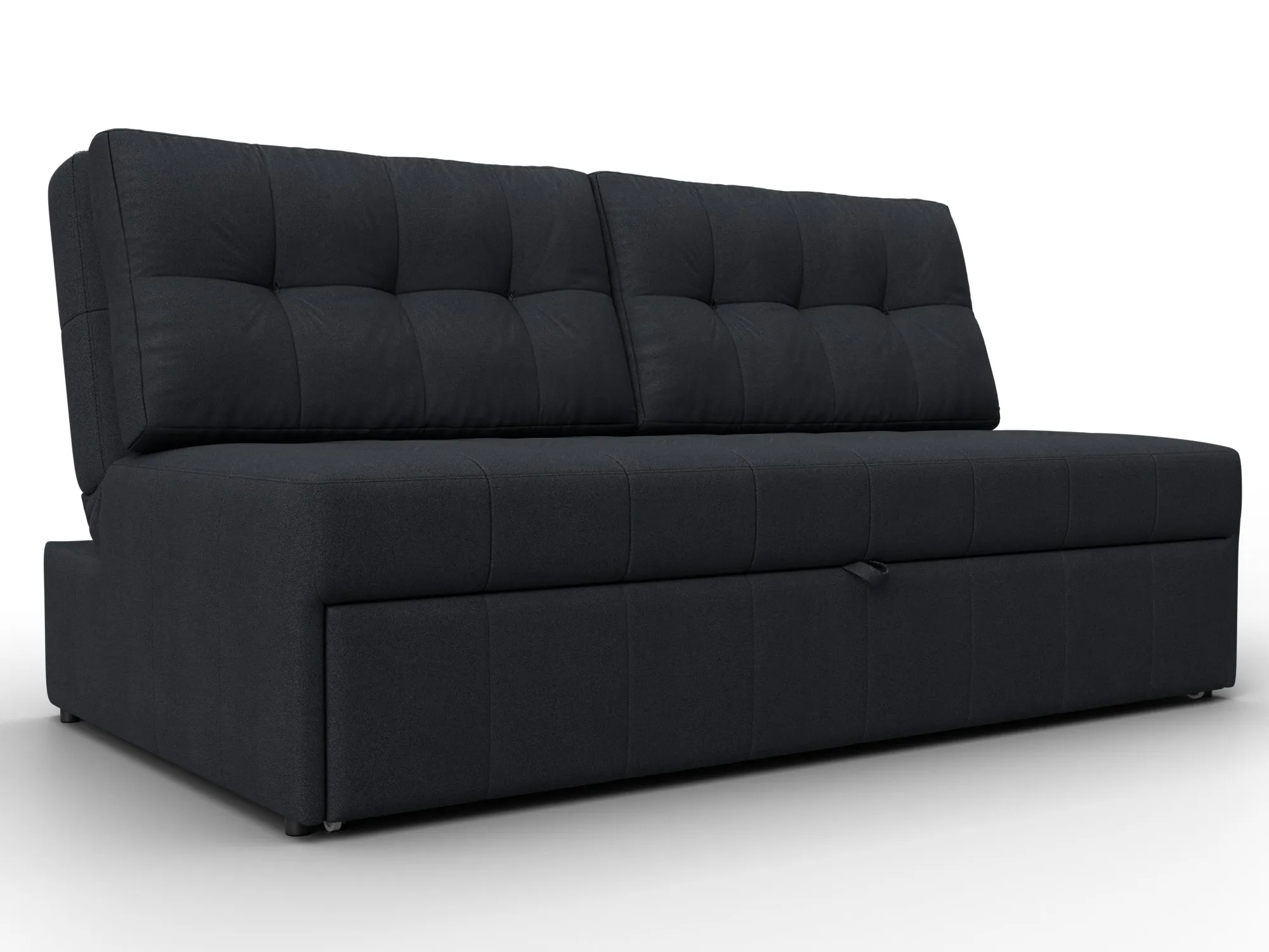 Диван прямой Лига-107 (160) ( JOLY 16 темно-серый )