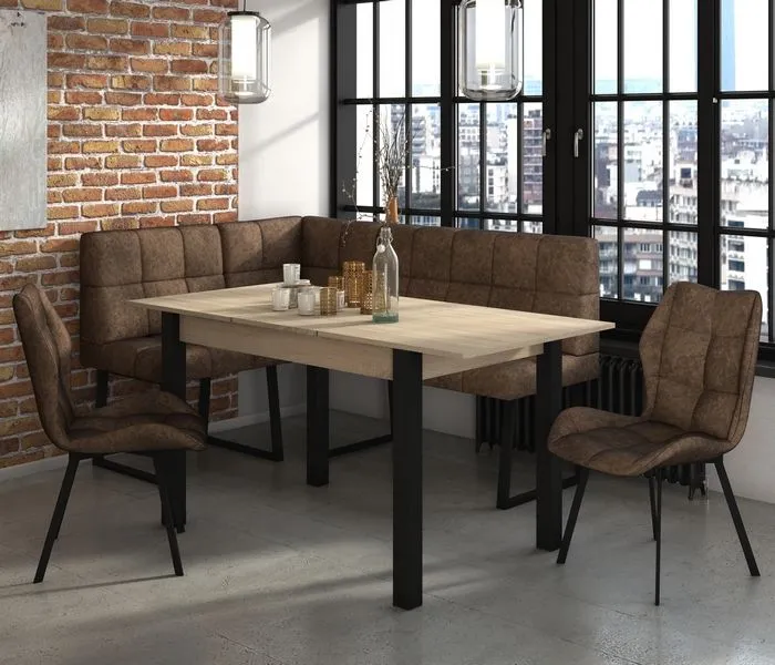 Кухонный диван РЕАЛ Коньяк