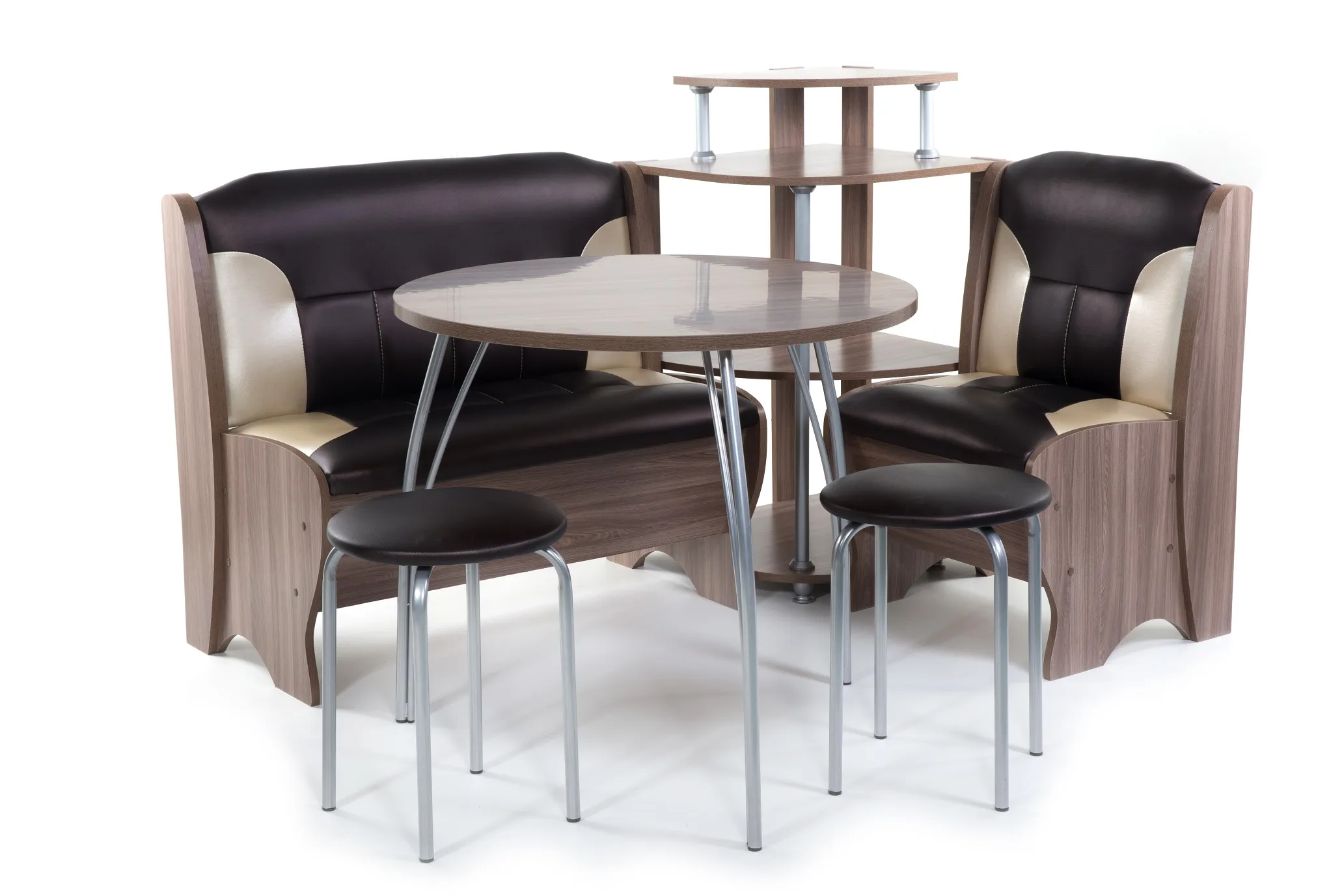 Кухонный уголок Лотос (ясень темный 221/101)