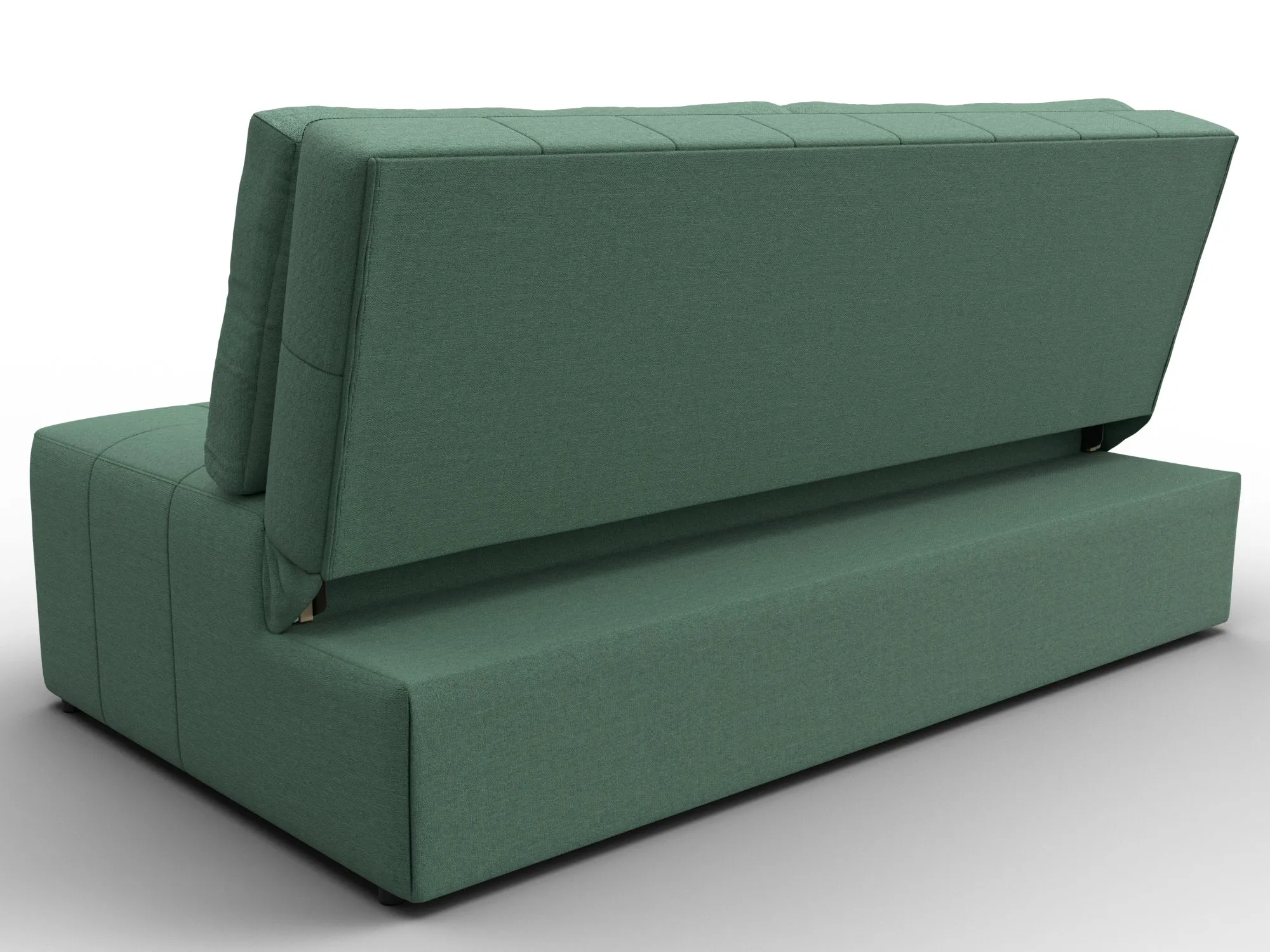 Диван прямой Лига-107 (160) ( Амур 11 зеленый )