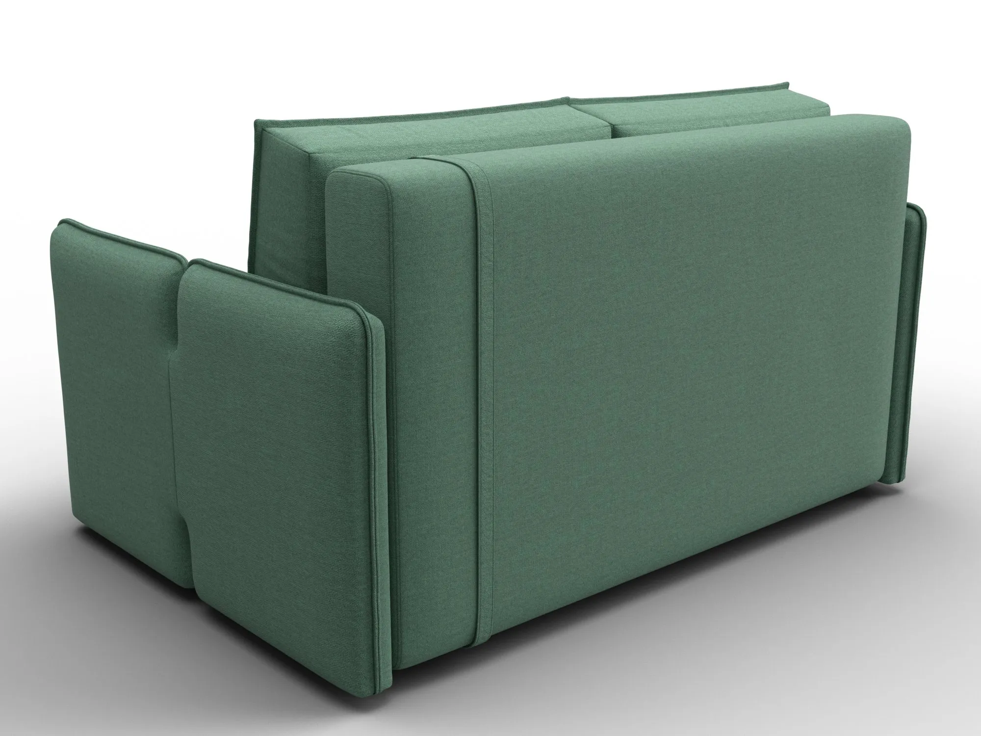 Диван прямой Лига-117 ( Амур 11 зеленый )