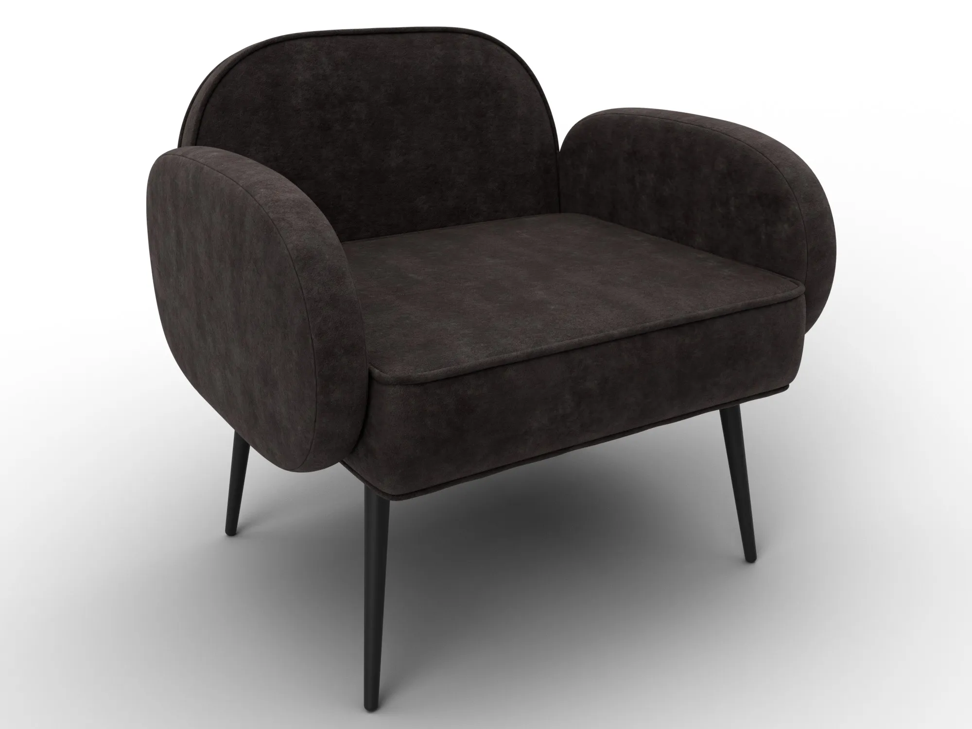 Кресло Лига-086 ( BRUT 17 коричневый )