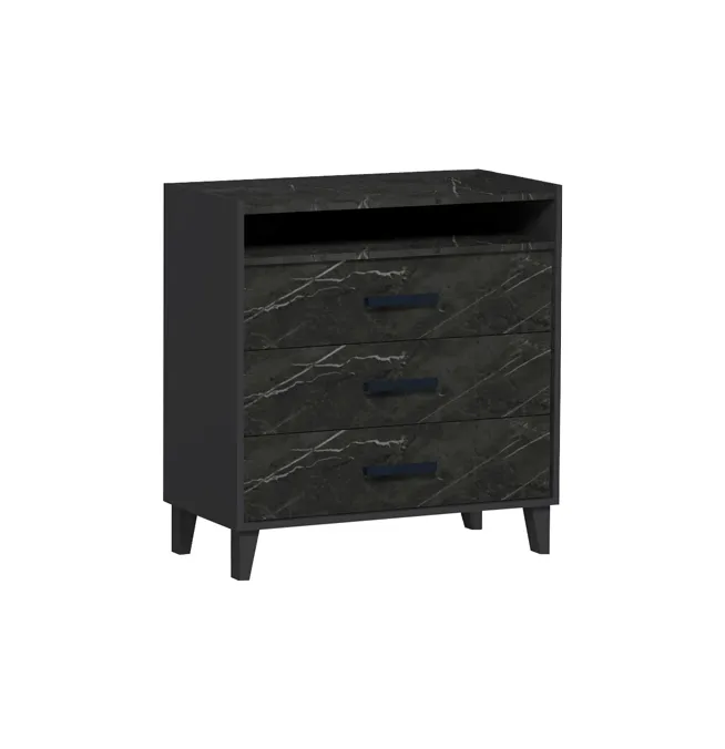 Комод  Айрис 455 Антрацит/Креатель