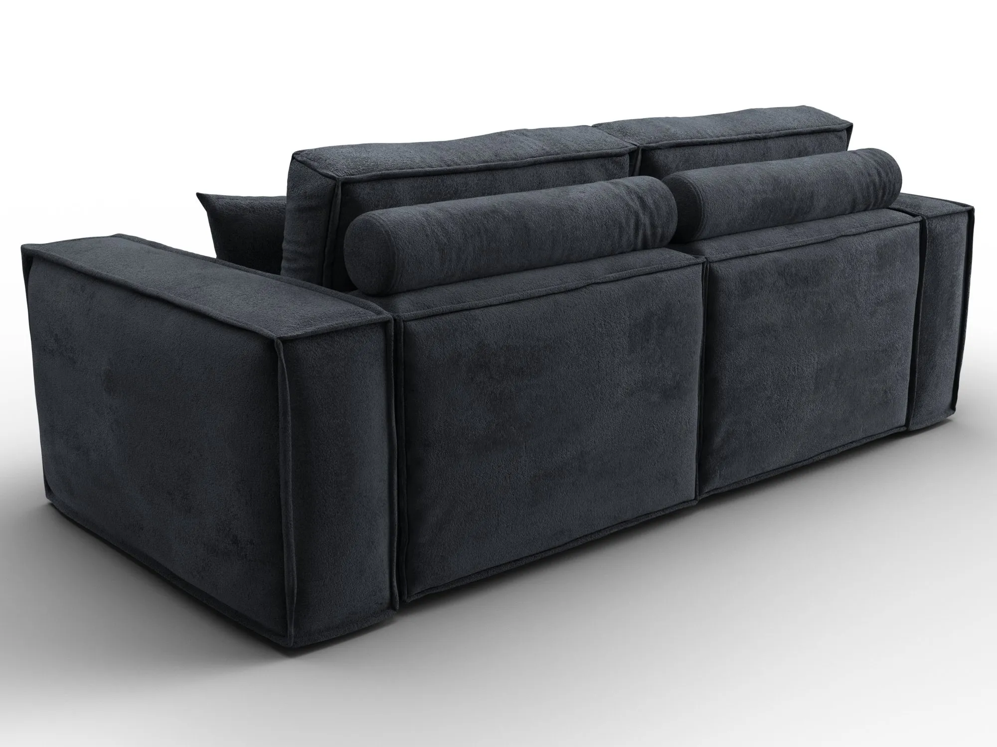 Диван прямой Лига-081 НПБ ( TOWER 11 темно-серый )