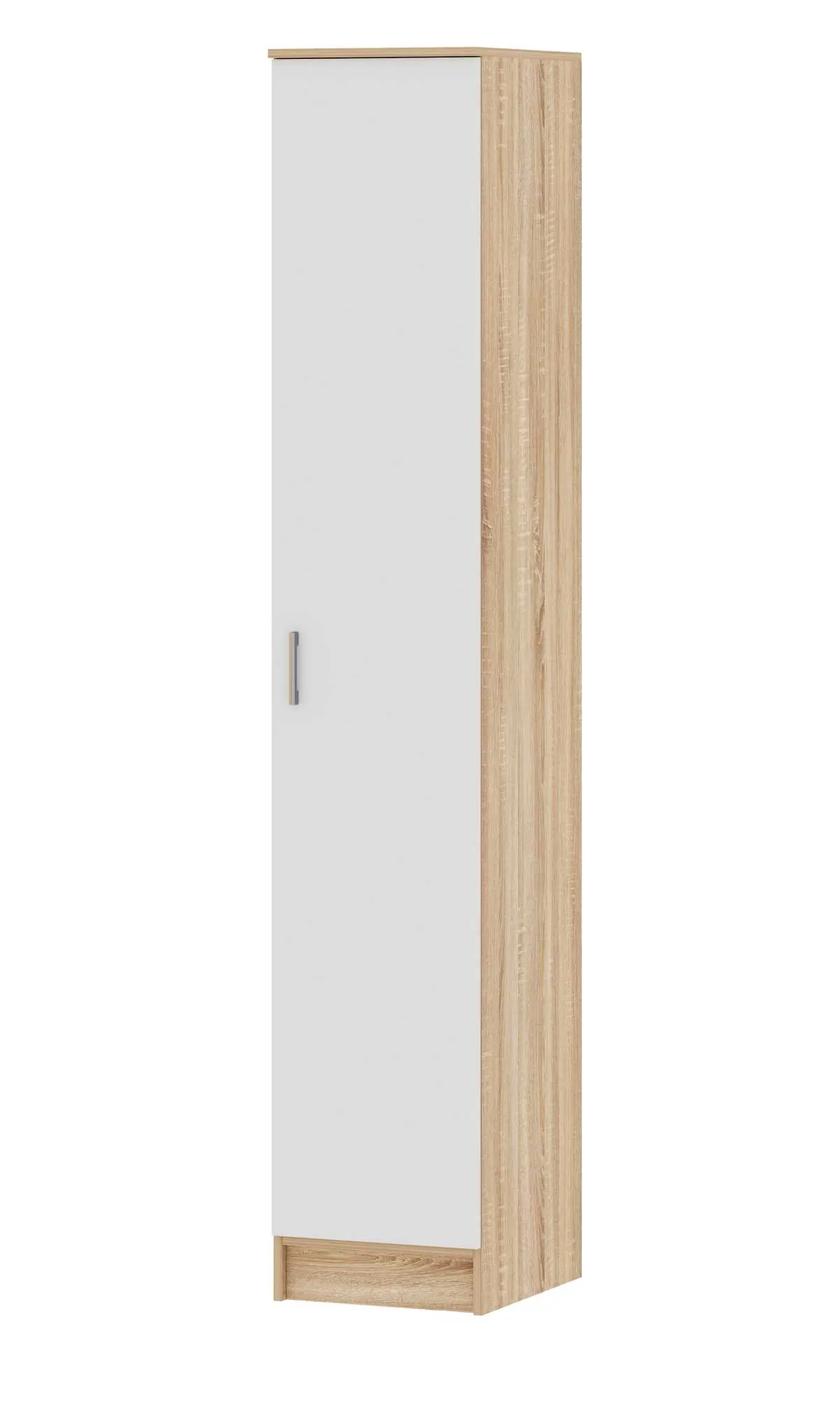 Пенал СОЛО Беатрис Сонома-Белый глянец