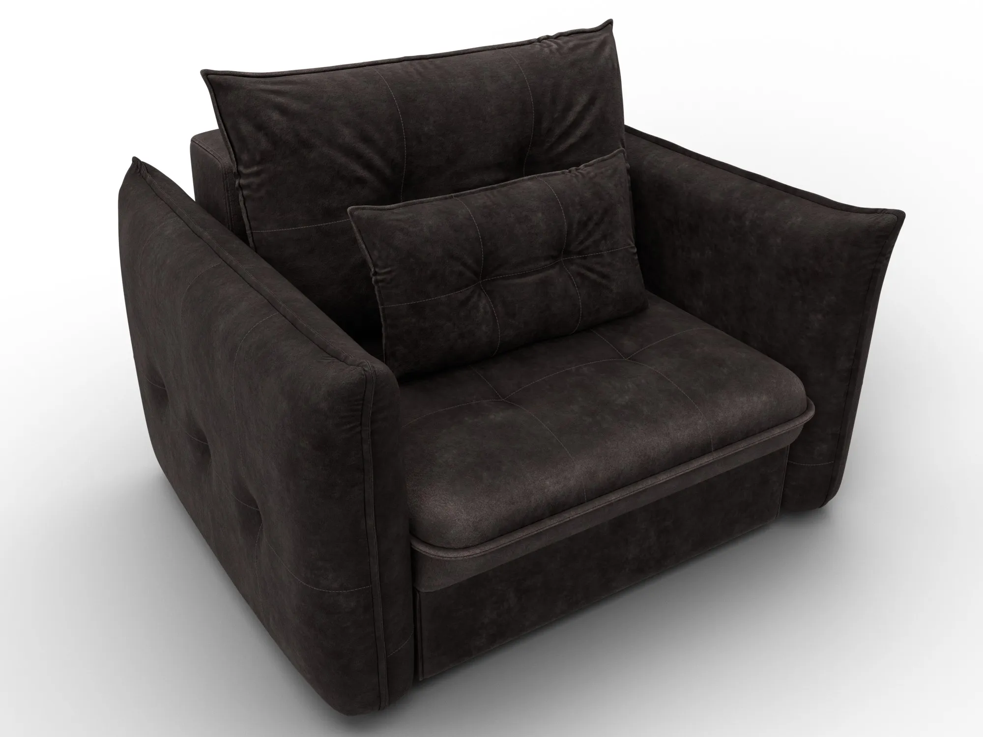 Кресло Лига-100 НПБ ( BRUT 17 коричневый )