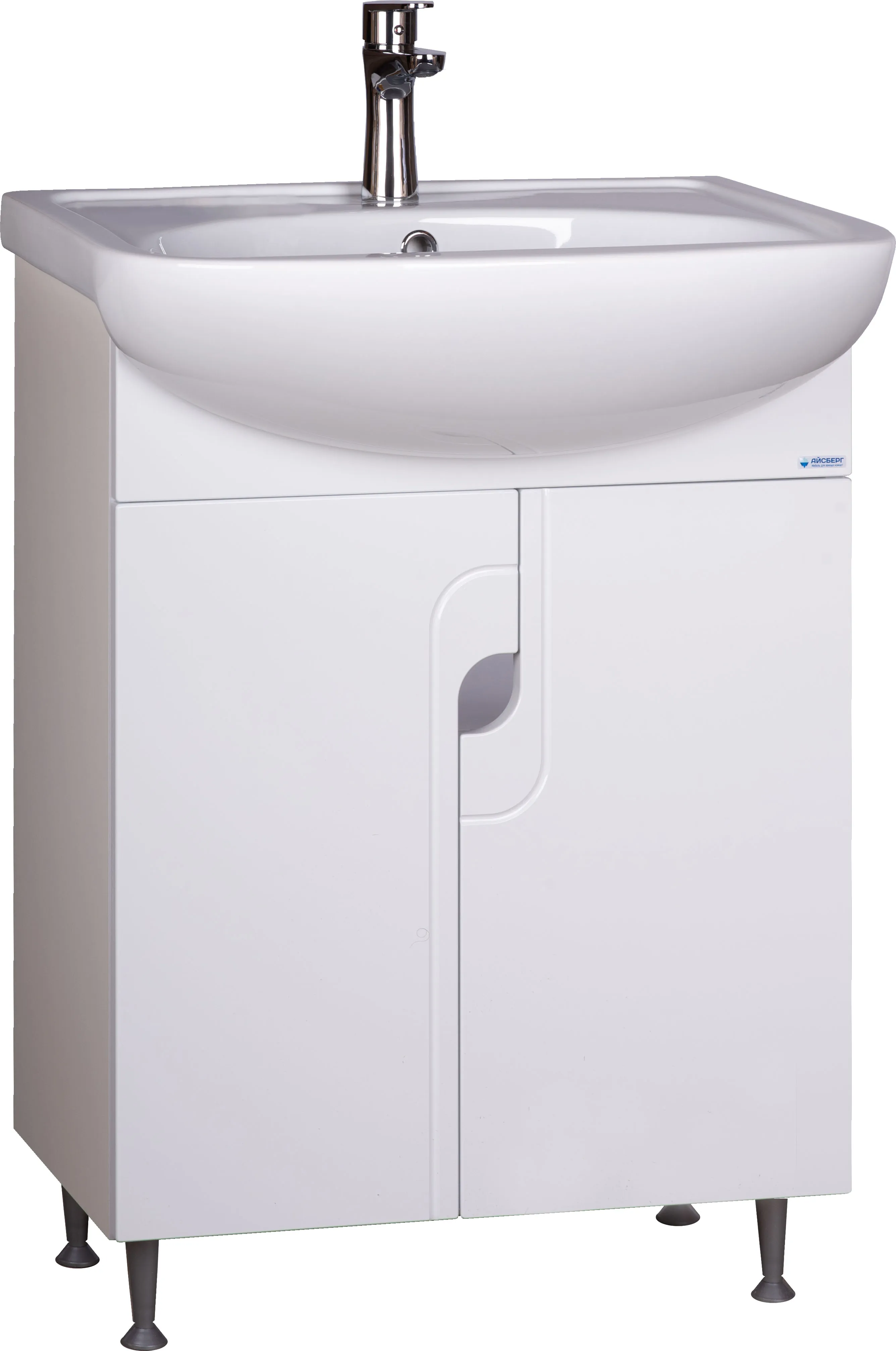 Тумба под умывальник "Уют 50 Лилия" без ящика Айсберг