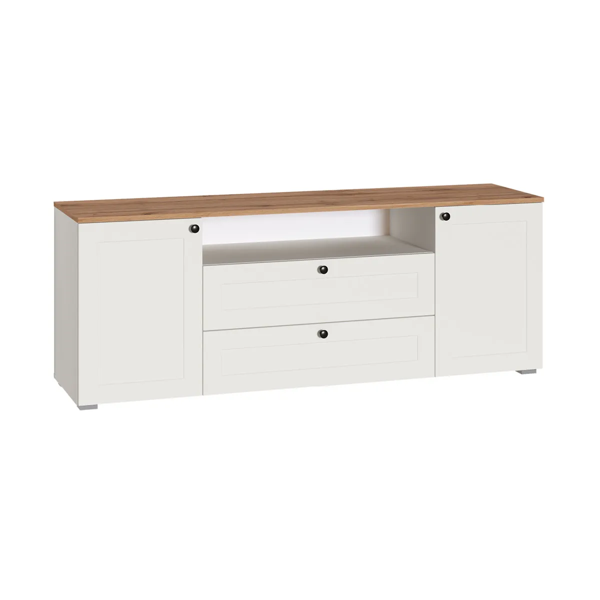 Тумба под ТВ Остин 16.47   белый шагрень