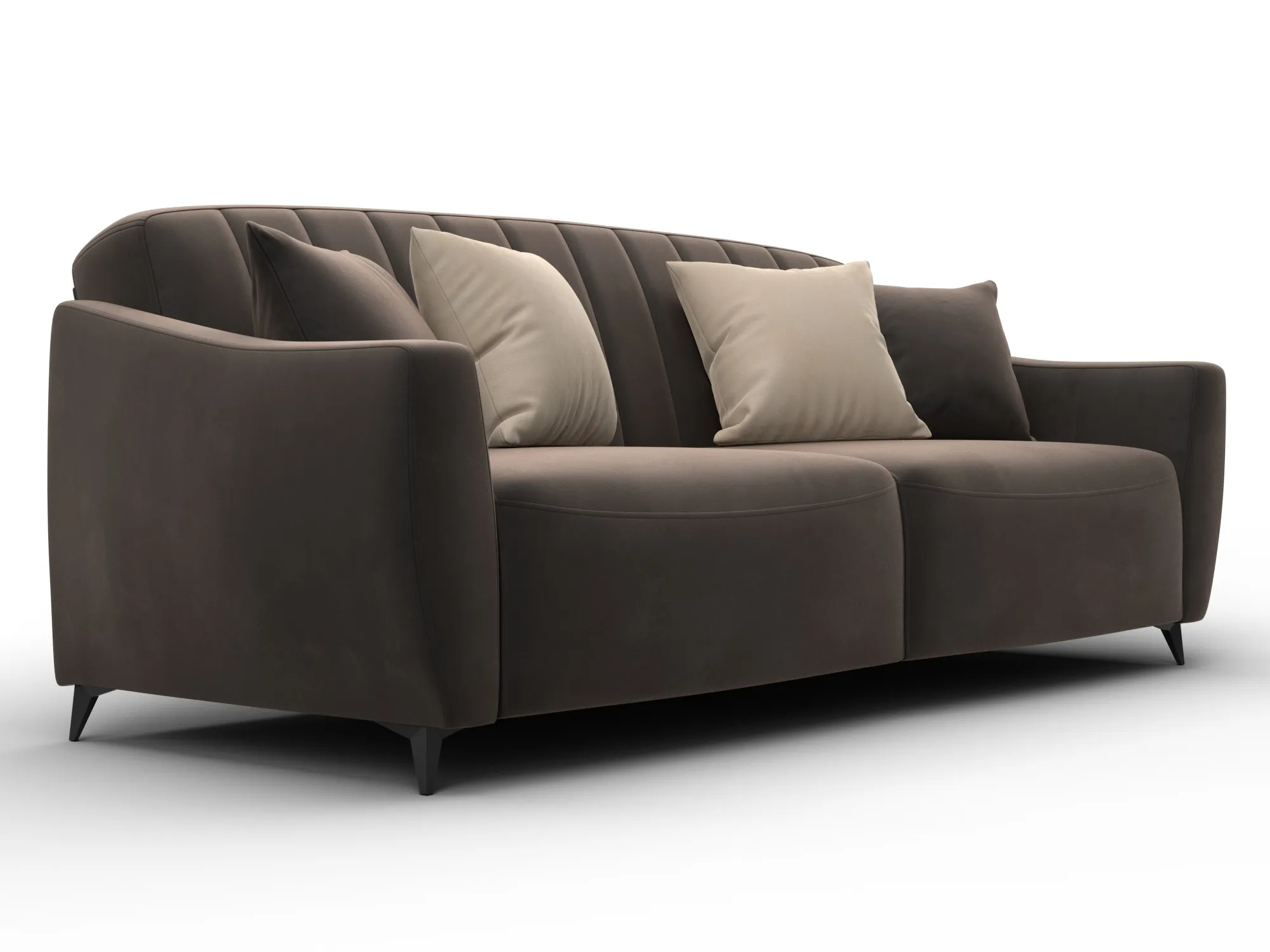 Диван-книжка Лига-095 НПБ ( SEVEN 727 коричневый )