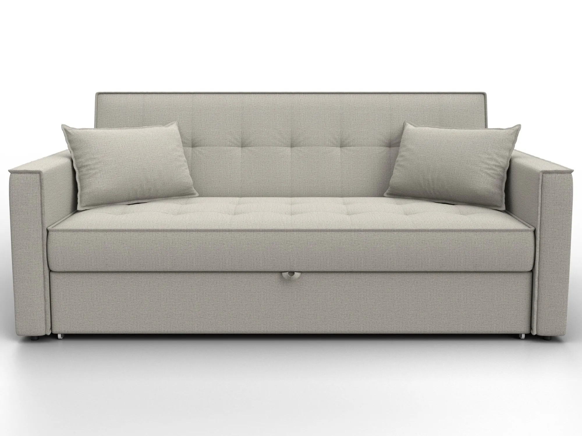 Диван прямой Лига-104 (160) ( Амур 02 бежевый )