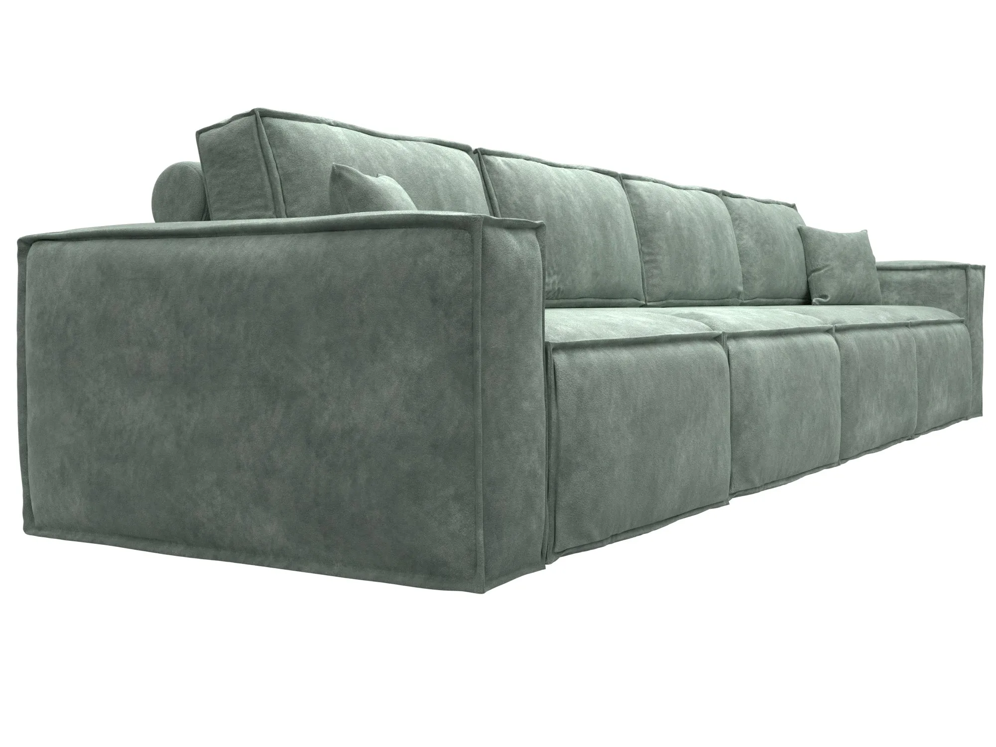 Диван прямой Лига-081 НПБ МегаЛонг ( BRUT 08 зеленый )