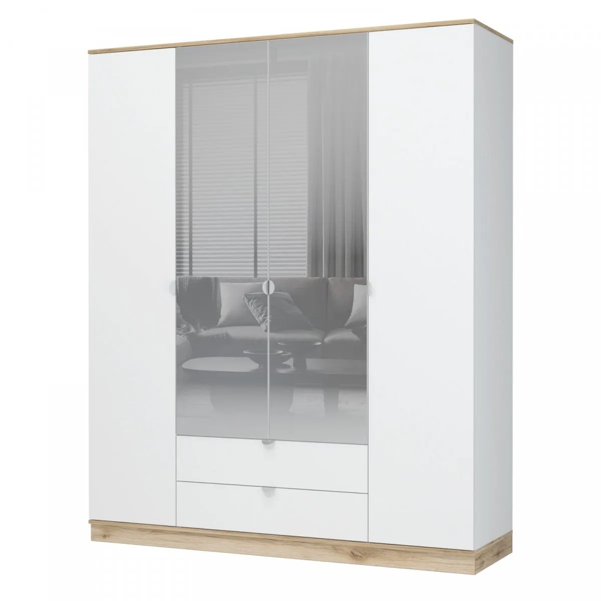 Шкаф 4-х дверный Юкки ШК2Я 1800