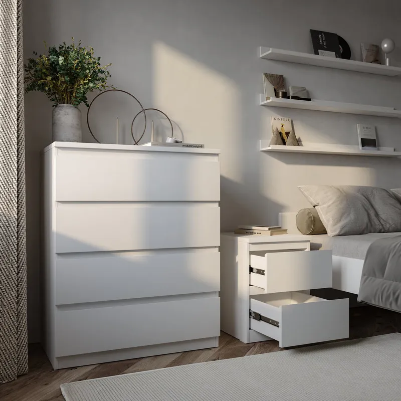 2.05.02.070.1 МАЛЬТА комод 4 ящика 80х99 белый RU