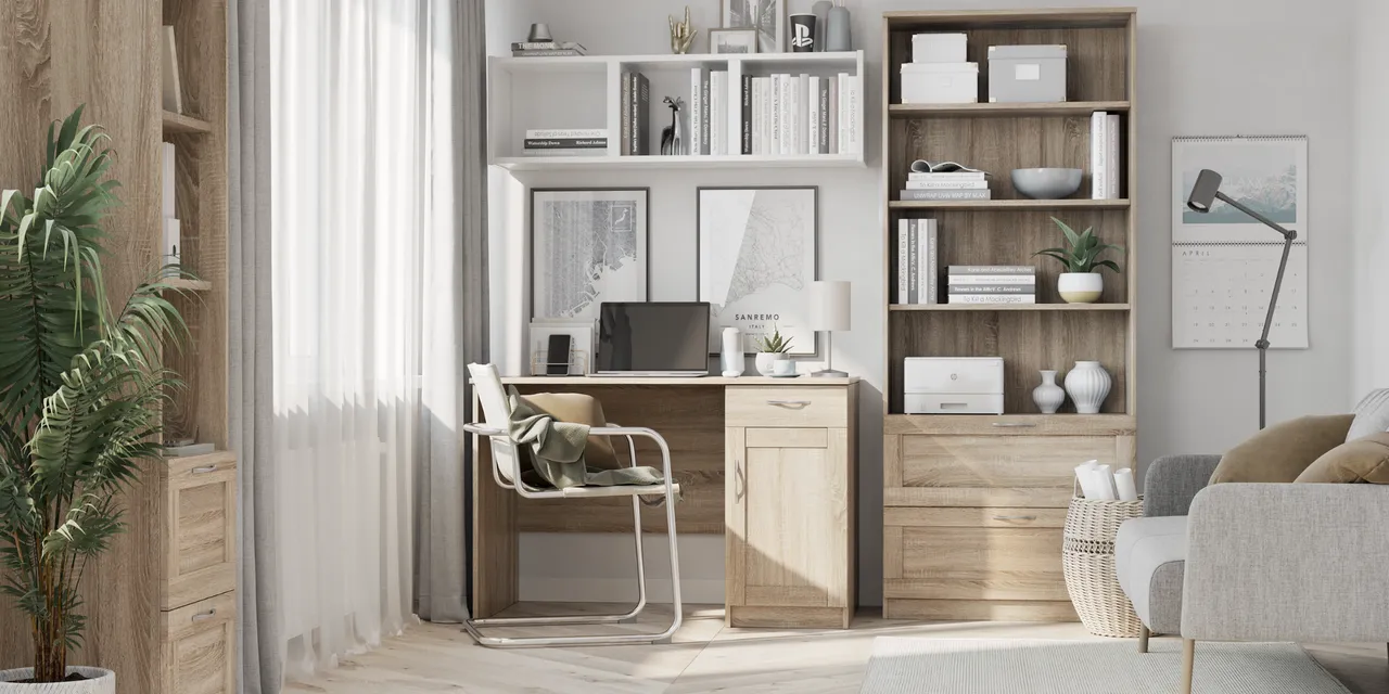 2.03.06.030.3 КАСТОР стол письменный 116х65 RU сонома