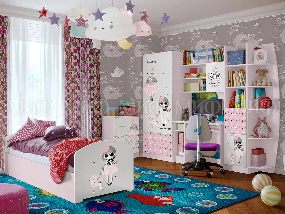 Детская мебель Юниор-2 Мальвина