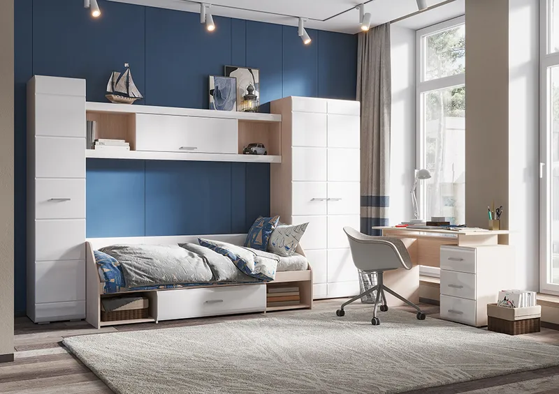 Детская Симба композиция-1 белый глянец