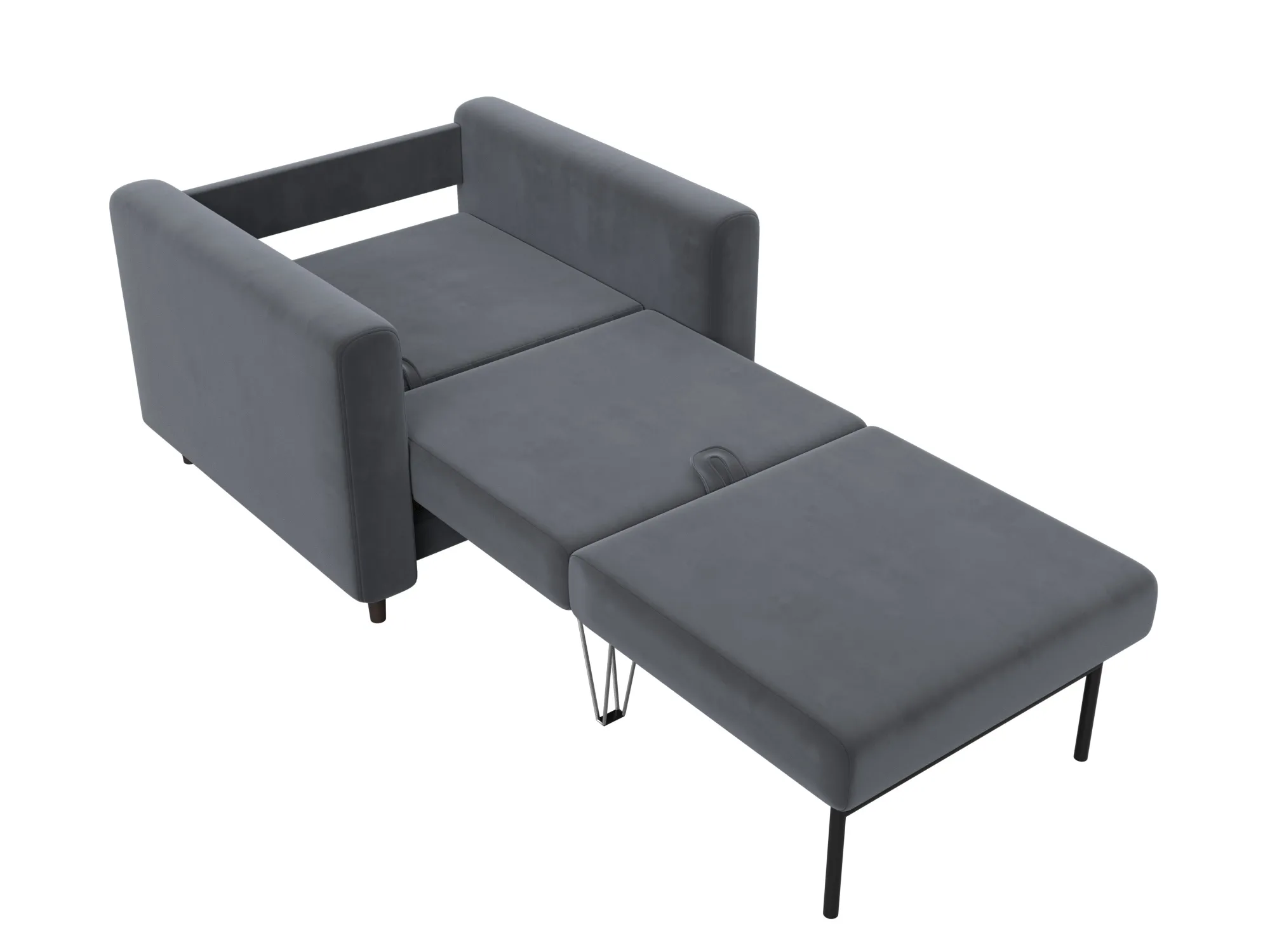 Кресло Лига-070 ( SEVEN 17 серый )