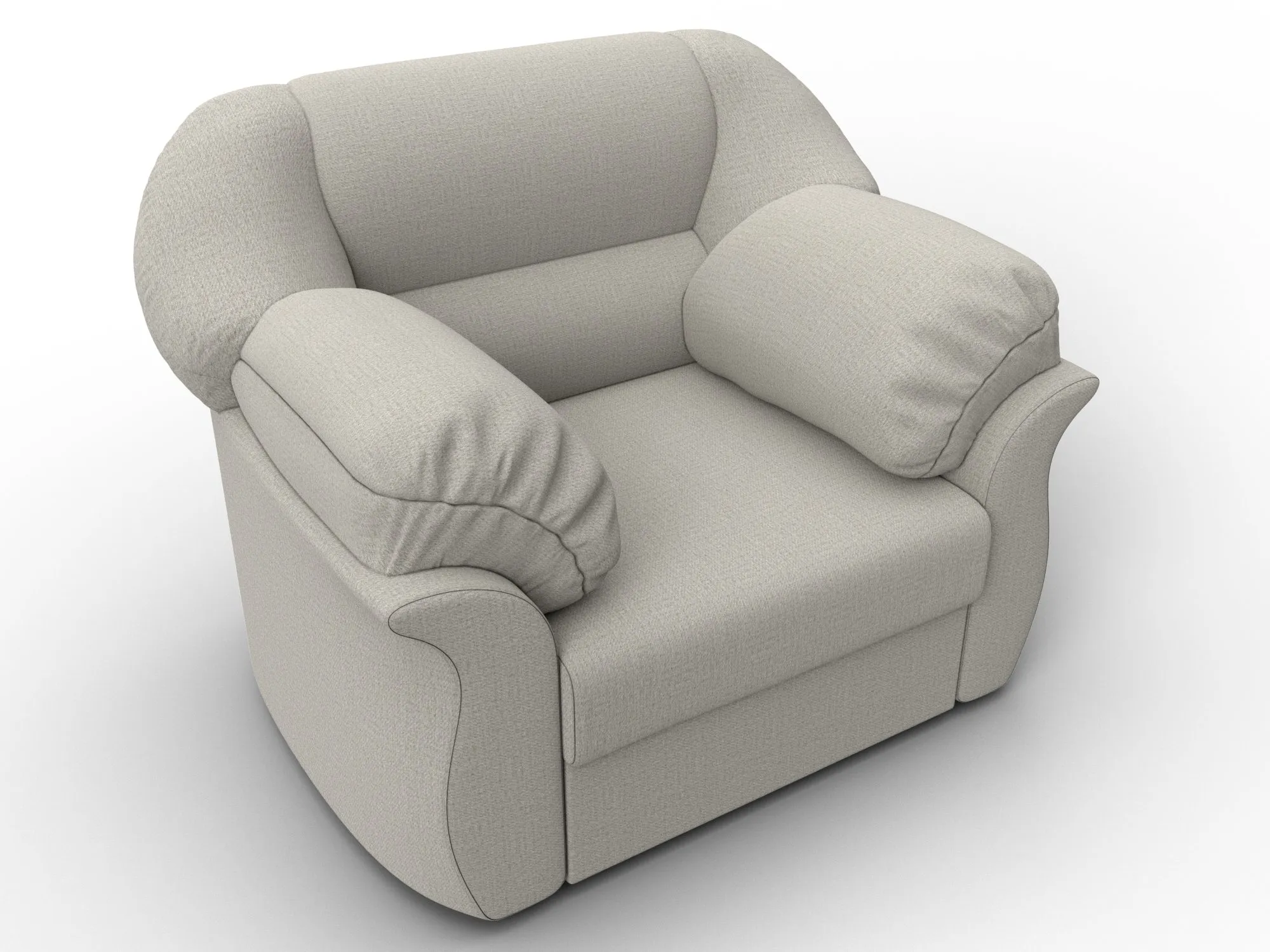 Кресло Карнелла ( Амур 02 бежевый )