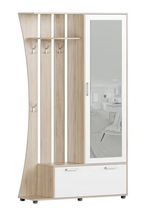 Прихожая Домино-4У (сонома/белый)