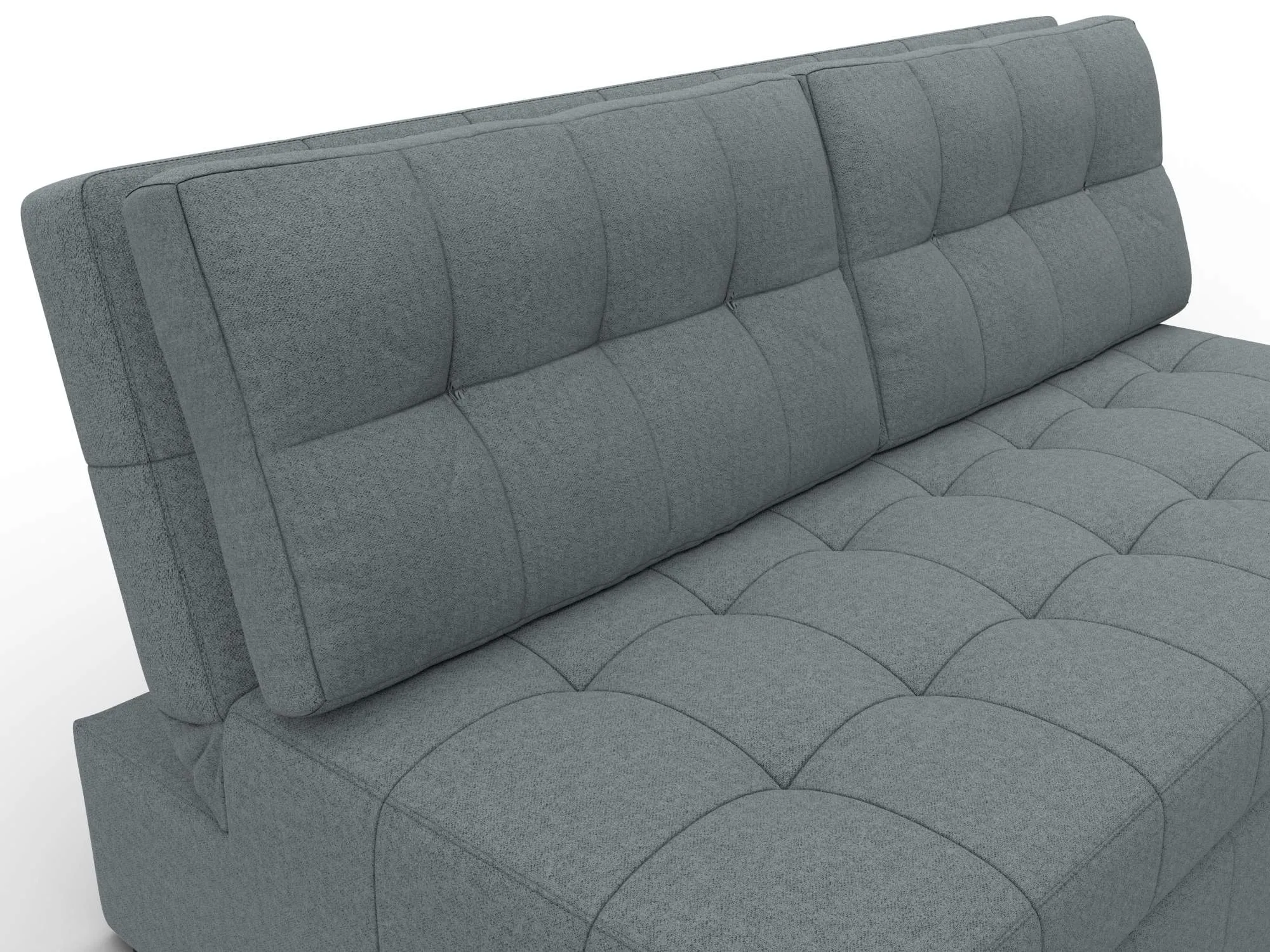 Диван прямой Лига-107 (160) ( Амур 07 серый )