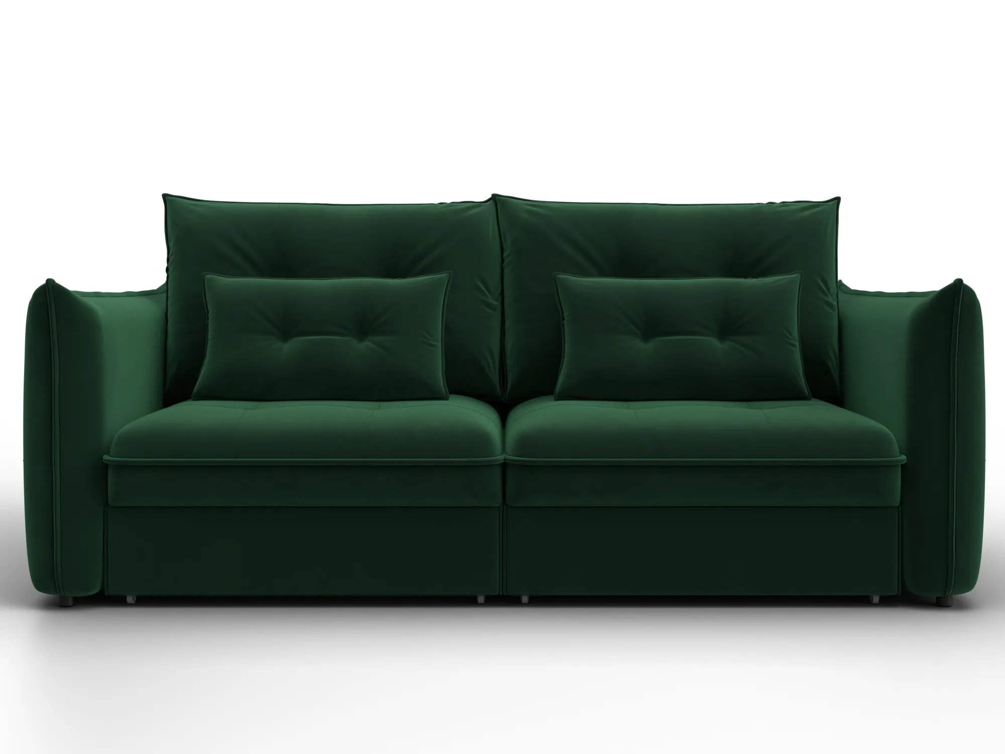 Диван прямой Лига-100 НПБ ( SEVEN 626 зеленый )