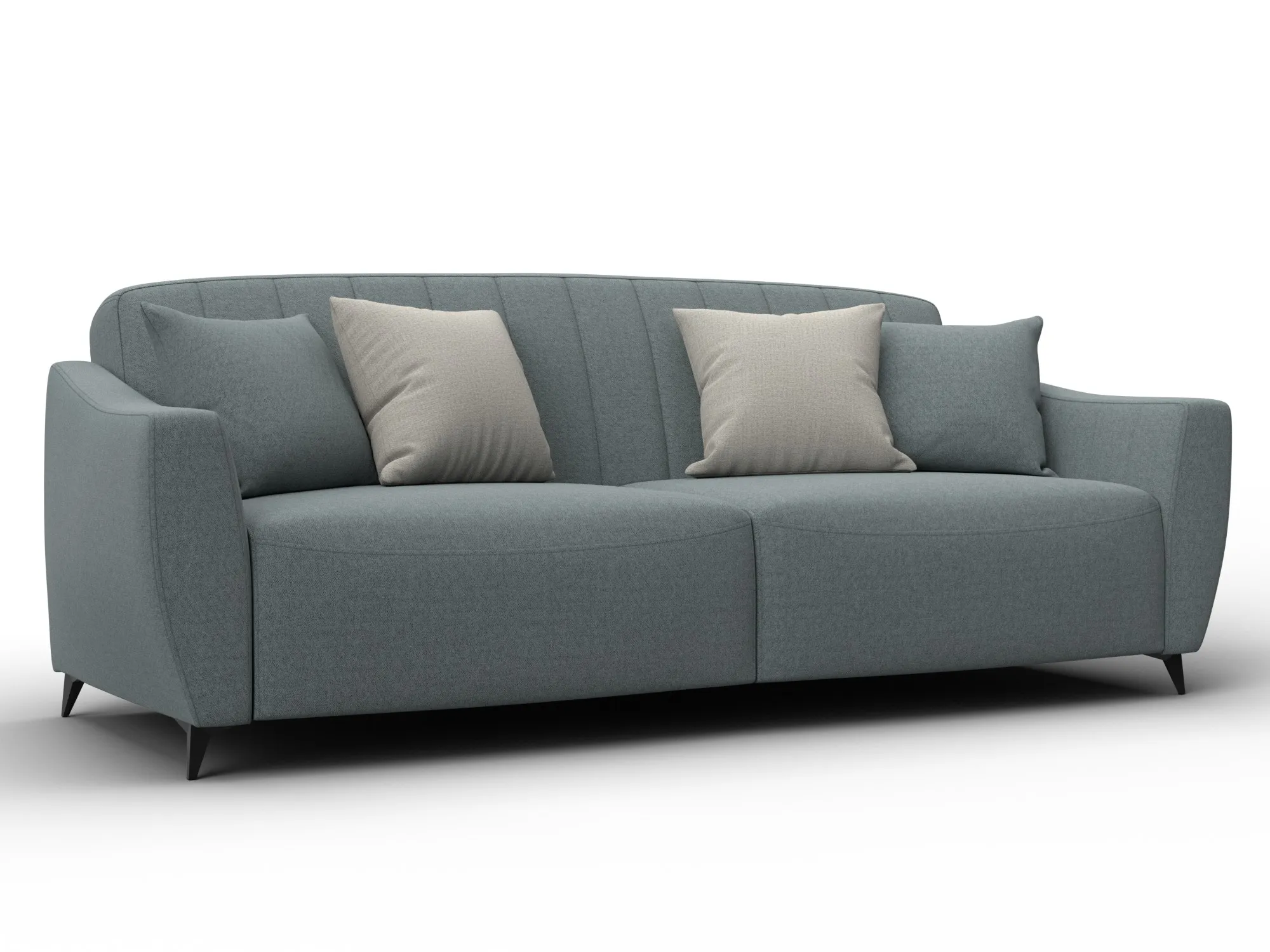 Диван-книжка Лига-095 НПБ ( Амур 07 серый )