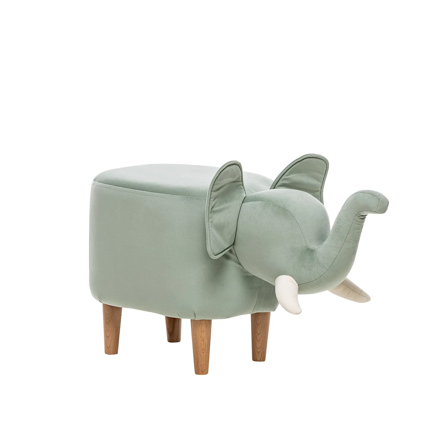 Пуф Leset Slon COMBI (V14 бирюзовый, компаньон V01 белый)