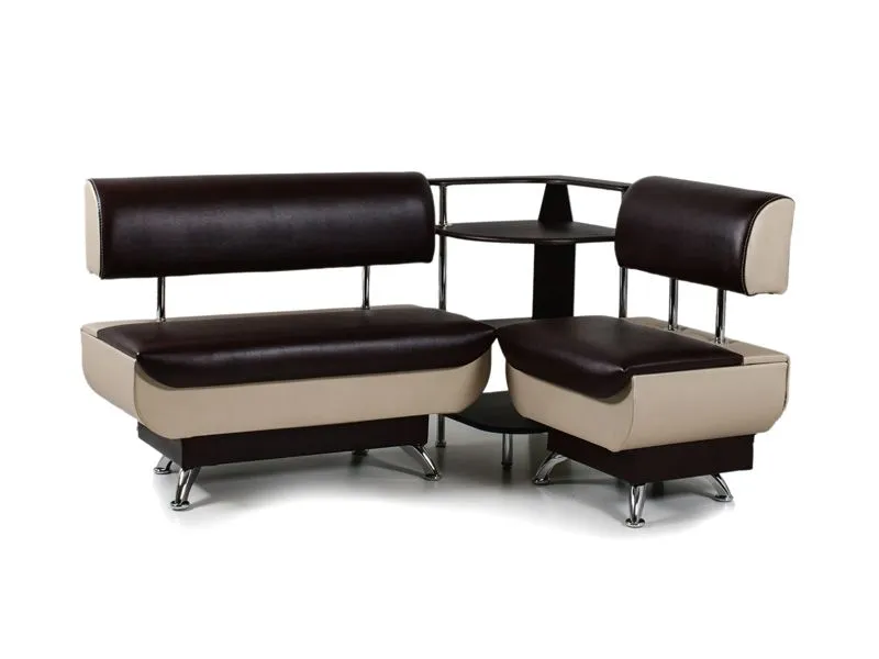 Кухонный диван Валенсия 221-101 Стандартный комплект 1100х1500 с полками 