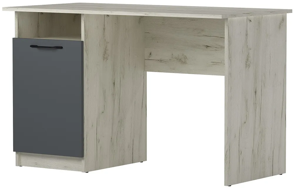 Компьютерный стол ПКС-12  Крафт белый-Антрацит