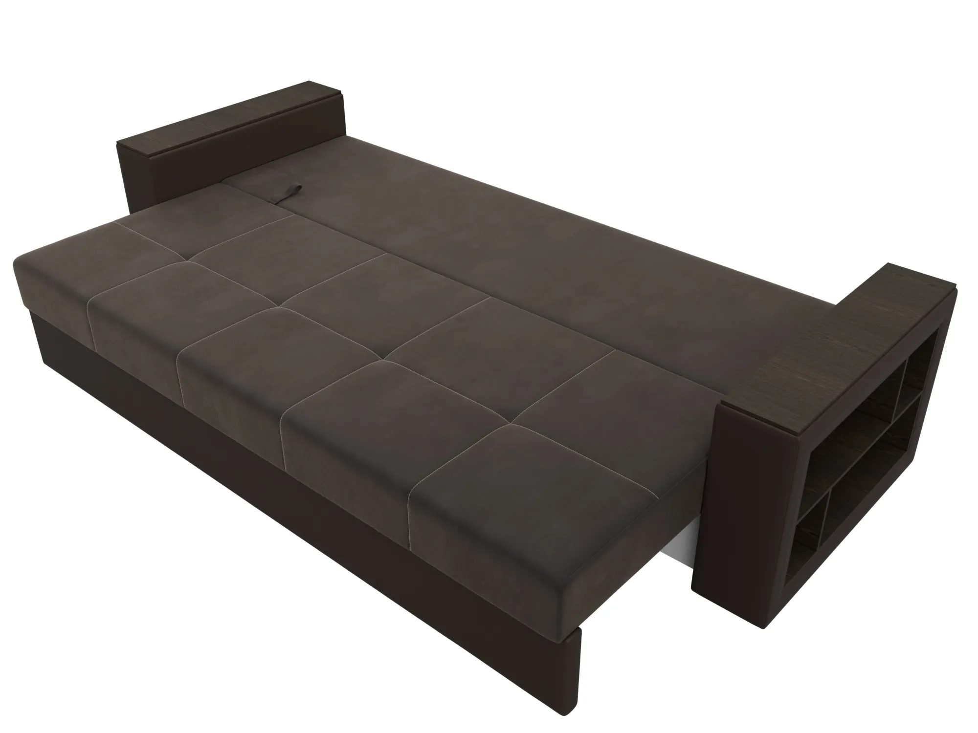 Диван прямой Дубай Лайт ( Коричневый;Коричневый )