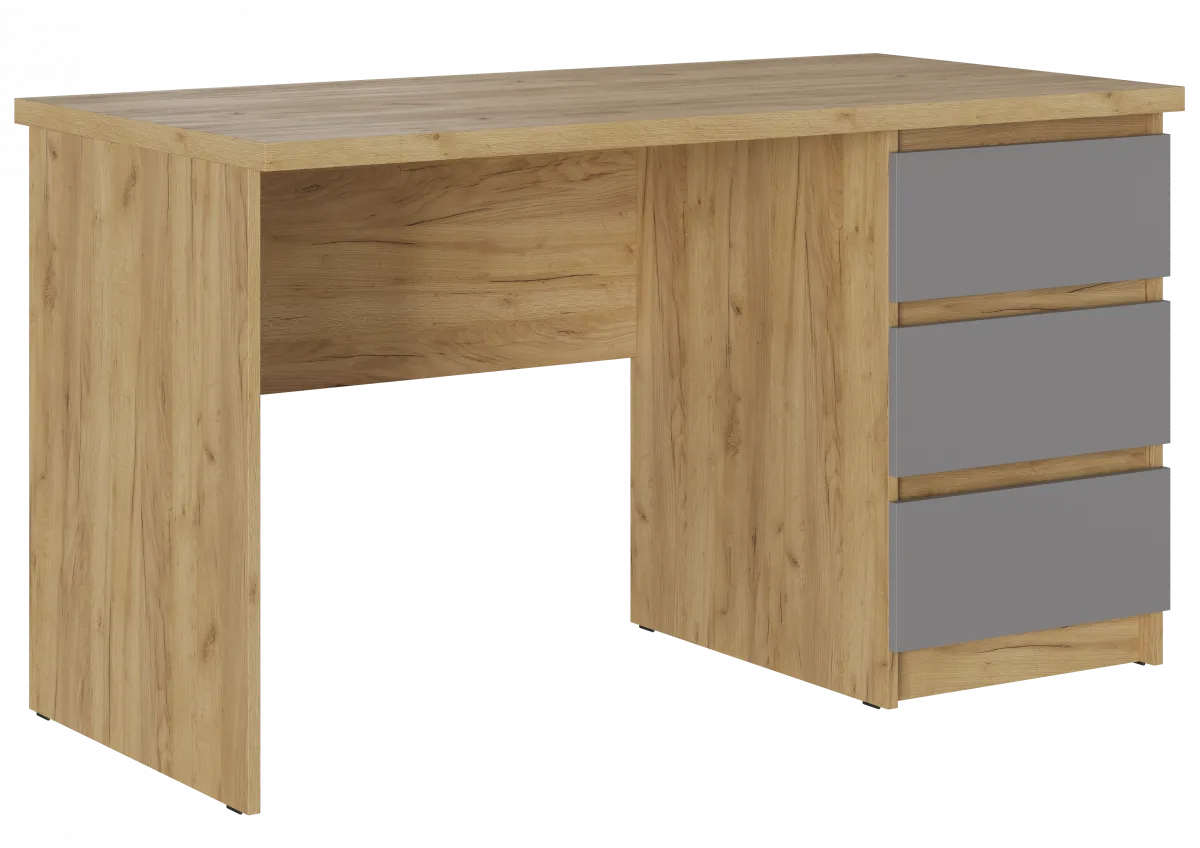 Стол письменный Бостон СП-001 (крафт золотой/серый шифер)