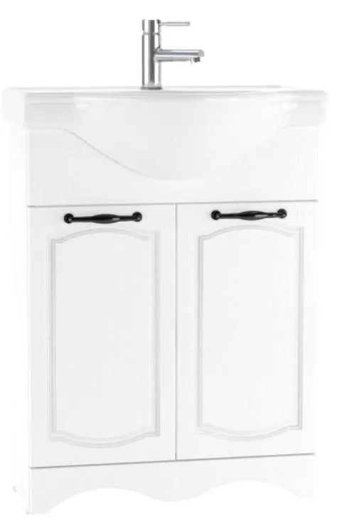 Тумба под умывальник "Классика 65" RICH белое дерево Домино