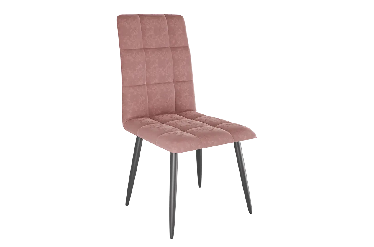 Стул Турин 2 вереск (велюр)/черный