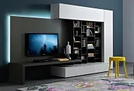 Современные стенки-горки для гостиной