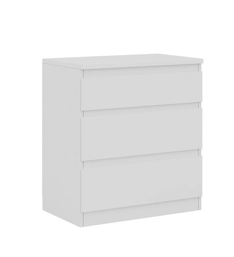 Комод Кастор 3 ящика белый