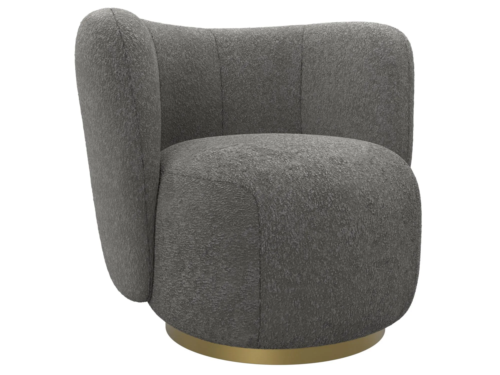 Кресло Лига-072 ( букле CAMBY 86 темно-серый )