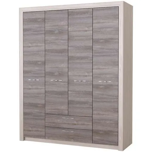 Шкаф Октава 4С2Я (дуб клабхаус серый)