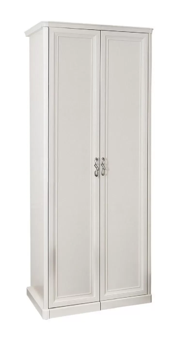 Шкаф Мишель 2-дверный без зеркал белый матовый