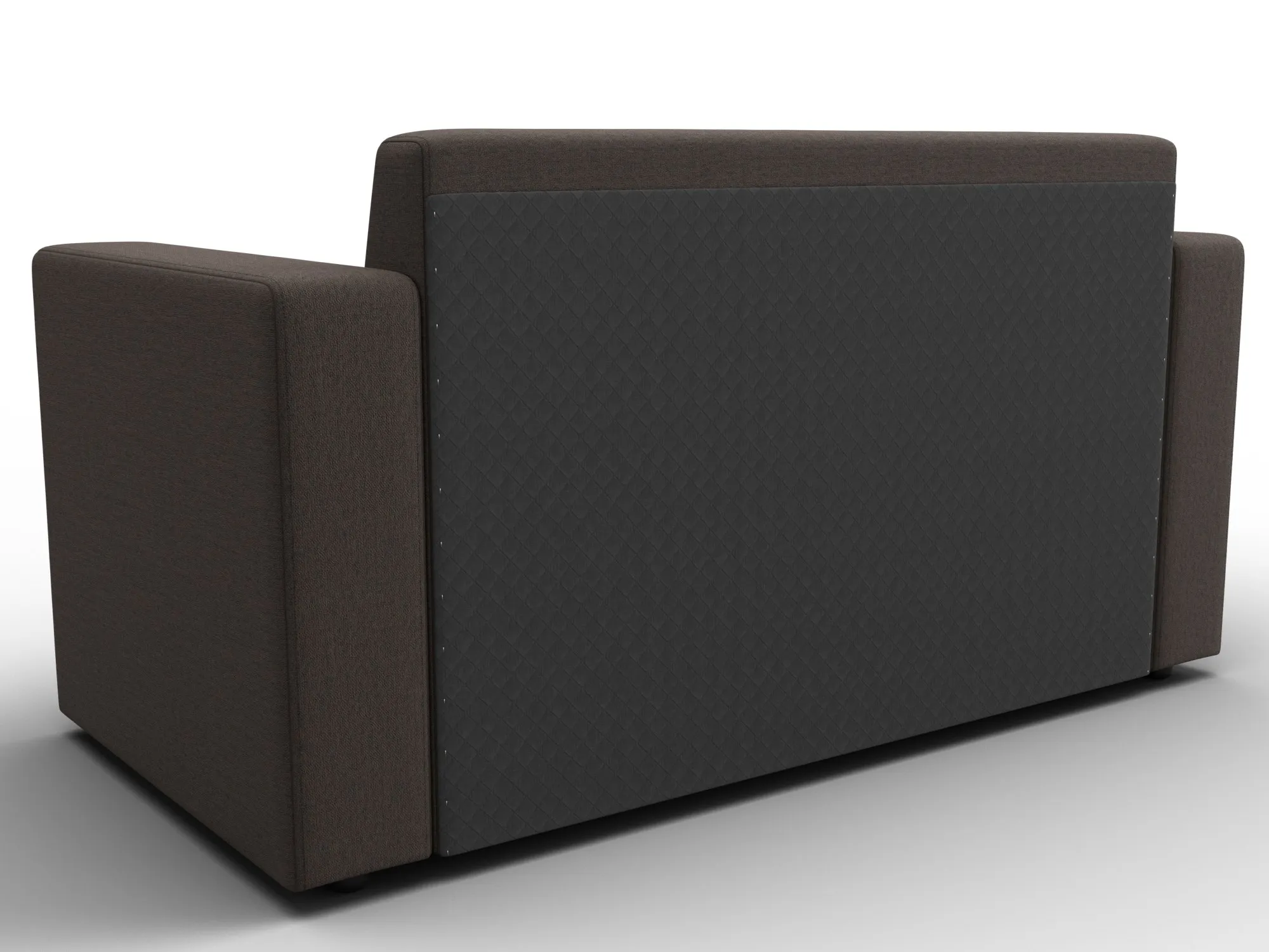 Диван прямой Лига-093 ( Амур 05 коричневый )