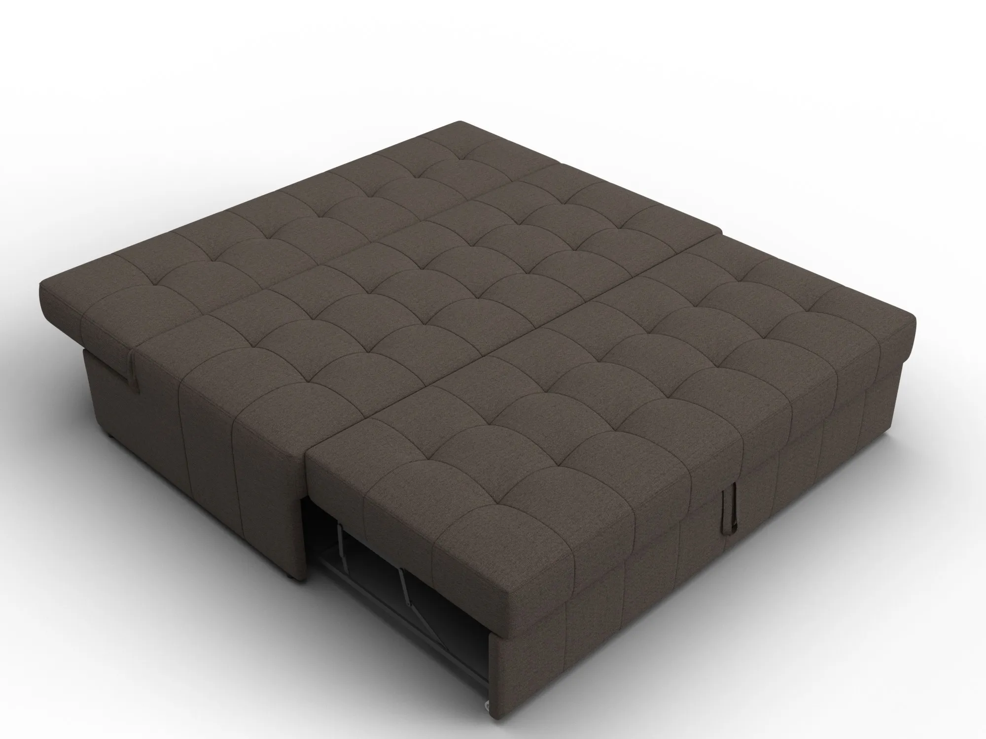 Диван прямой Лига-107 (160) ( Амур 05 коричневый )