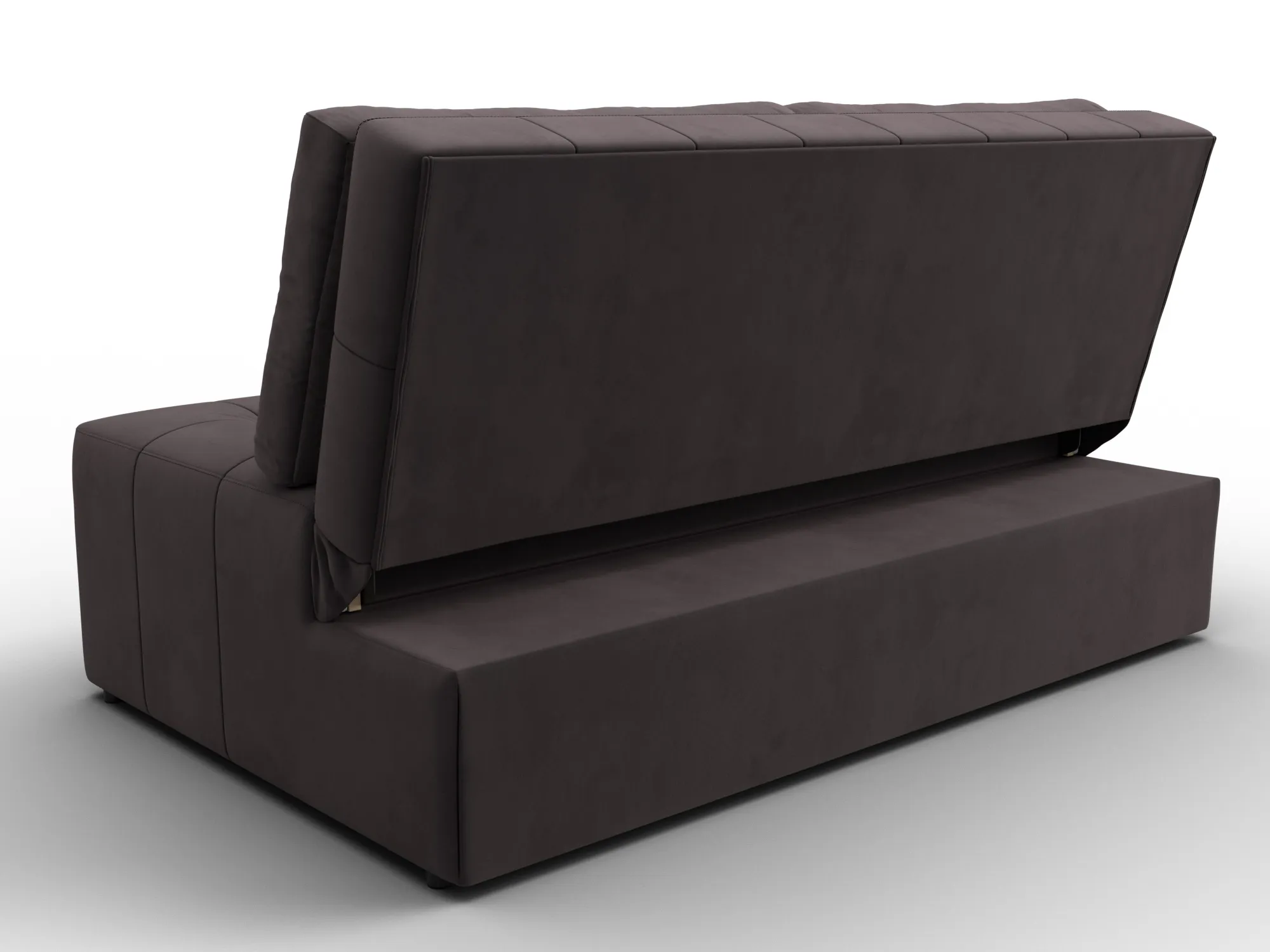 Диван прямой Лига-107 (140) ( SEVEN 727 коричневый )