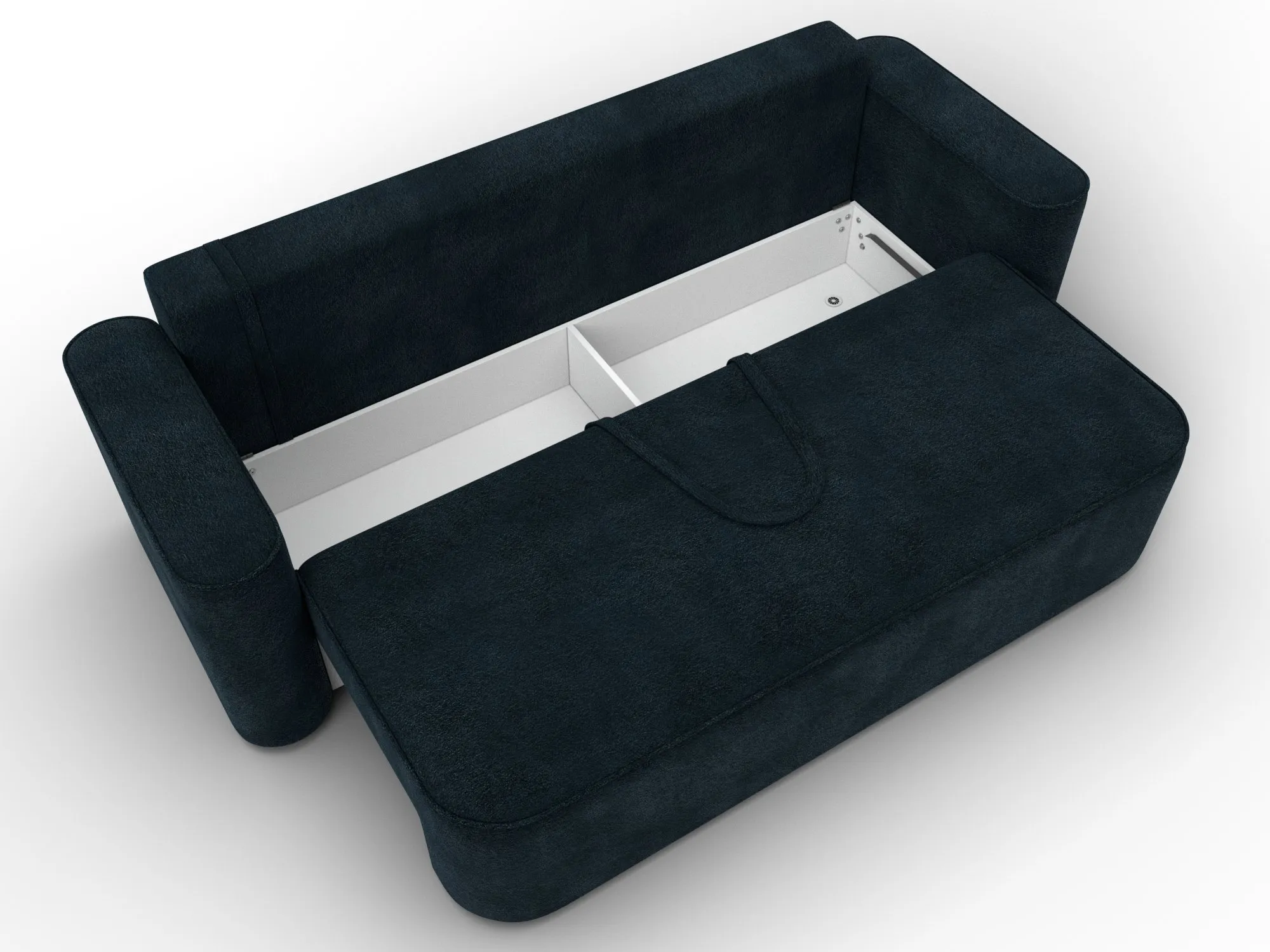 Диван прямой Лига-118 НПБ ( LAIM 21 графит )